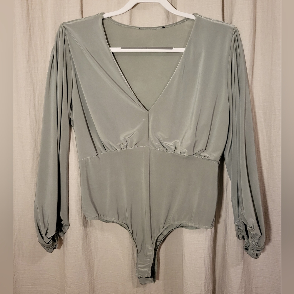 Elegant Sage Green Women's Top
